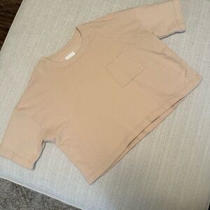 Aerie Tan Short Sleeve Tee